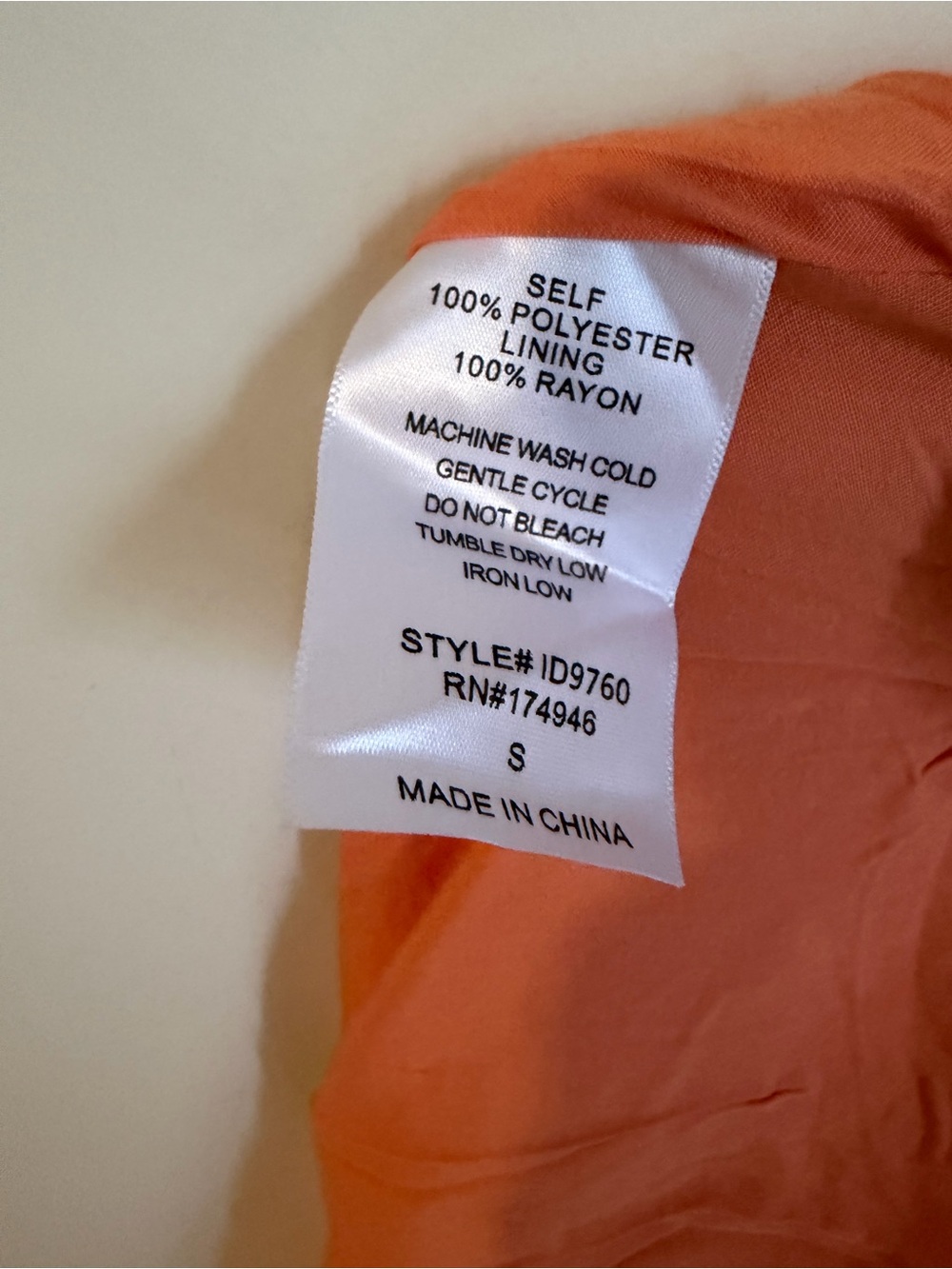 Hailey & co tangerine Vibrant Pink & Orange Floral Maxi Dress S rayon garden - Picture 10 of 10